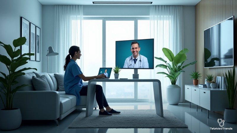 How Technology Is Revolutionizing Telemedicine, Concept art for illustrative purpose, tags: telemedicine - Monok