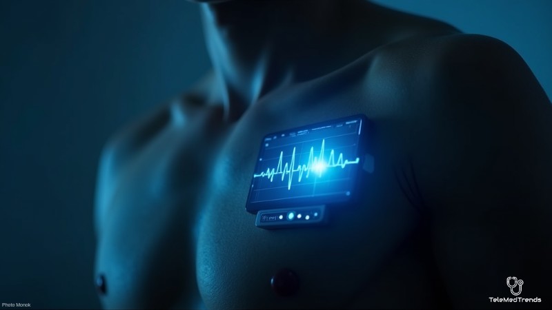 95% Accuracy in Asthma and COPD Diagnosis with New Wearable Lung Patch, Concept art for illustrative purpose, tags: early detection - Monok