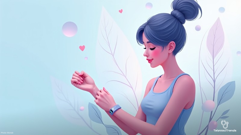 Empowering Women's Health Through Wearable Devices: A Game-Changer for Patient Management, Concept art for illustrative purpose, tags: global devices market - Monok