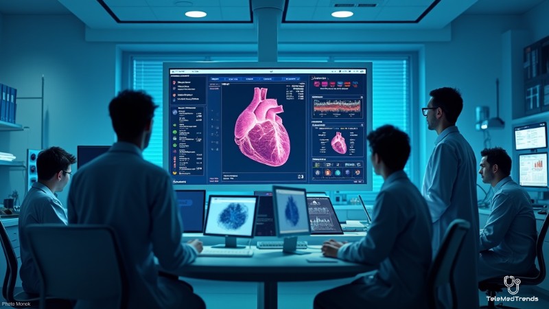 Ventripoint's AI-Powered Echocardiography Solutions Gain Momentum with New Sales Program, Concept art for illustrative purpose, tags: ventripoint heart diagnostics - Monok