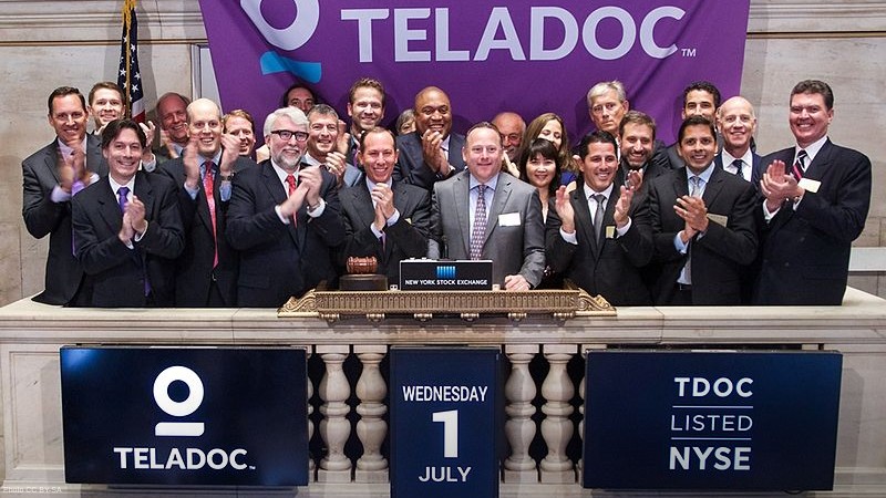 Teladoc IPO, tags: virtual - CC BY-SA