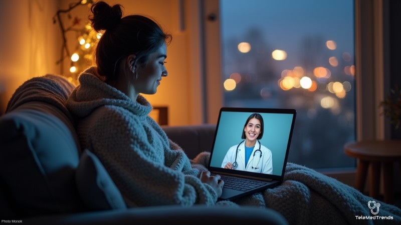 The Importance of Telemedicine in Winter Storm Response, Concept art for illustrative purpose - Monok