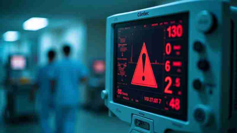 Backdoor in Popular Patient Monitor Puts Patients at Risk, Concept art for illustrative purpose, tags: cybersecurity - Monok