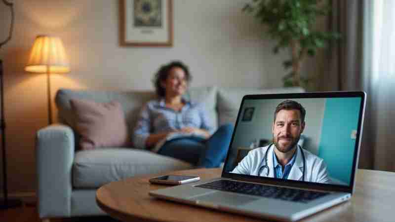 Telehealth Companies Expand Ad Spending on Complex Medicine Services, Concept art for illustrative purpose - Monok